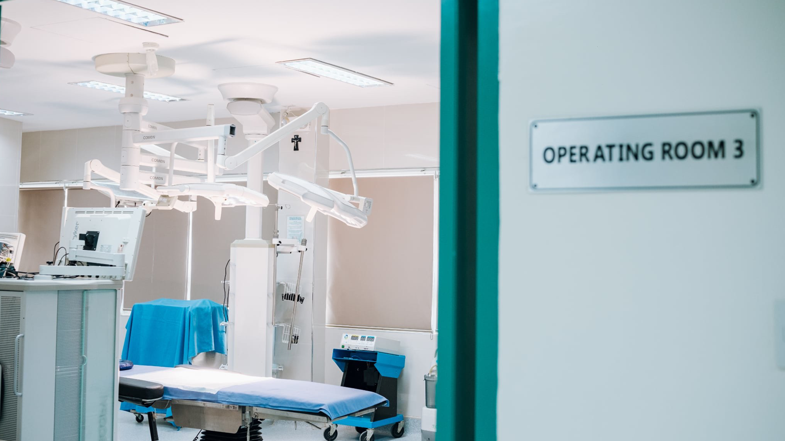 Operating Table with Monitors for General Surgery at Tarlac Medical Center