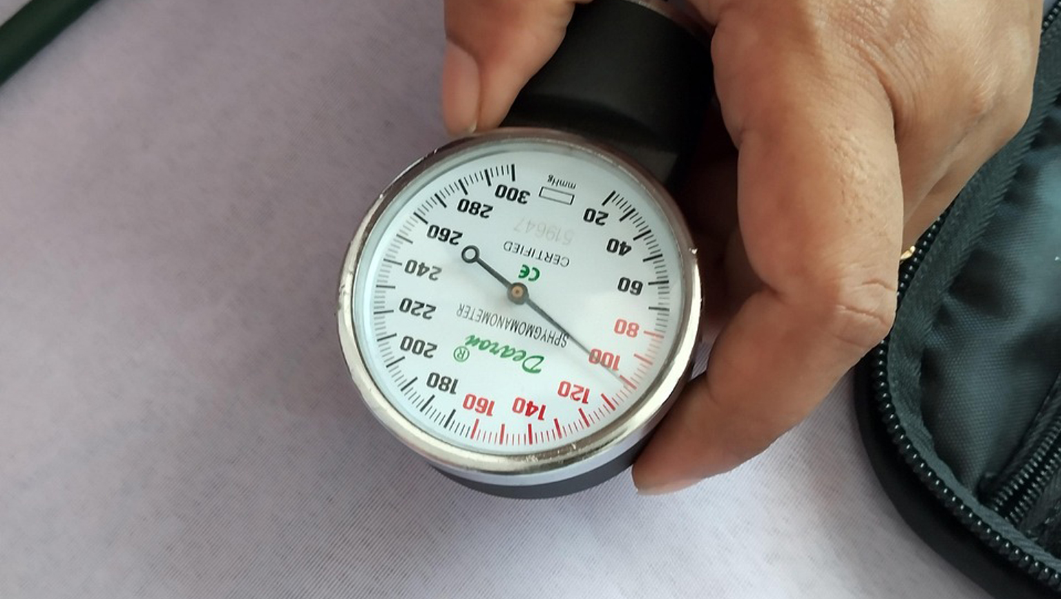 A Doctor at Tarlac Medical Center Examining a patient for a variety of other medical conditions.