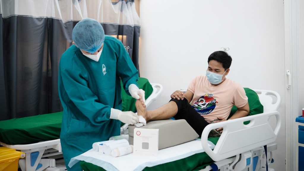 Wound Care Center at Tarlac Medical Center providing specialized treatment for chronic and diabetic wounds